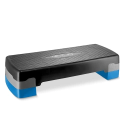 Standard 2 fokozatú, aerobik step lépcső, kék