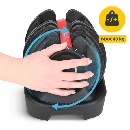 Premium állítható súlyzó, 40 kg