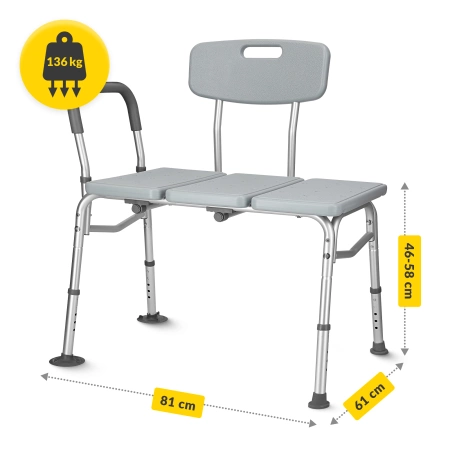 Forgatható zuhanyszék