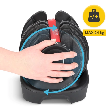 Premium állítható súlyzó, 24 kg