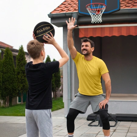 Falcon kosárlabda, 7-es méret, fekete