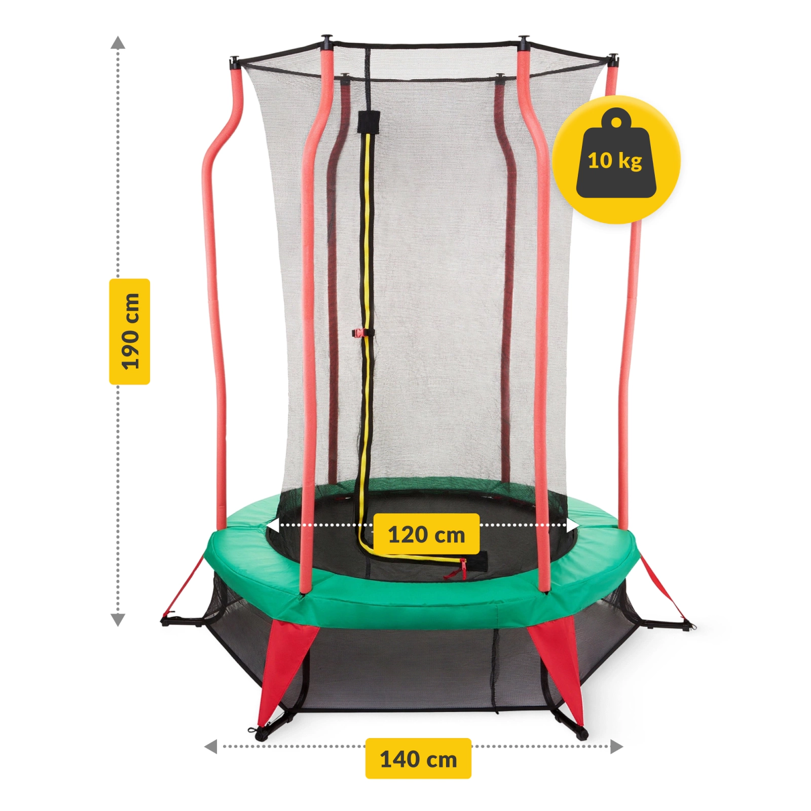 trampolina dla dzieci domowa do domu do ogrodu mala ogrod dom dzieci