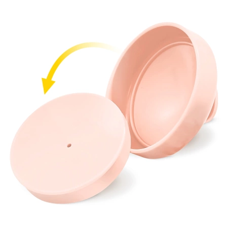 Fejbőrmasszírozó kefe, világos rózsaszín