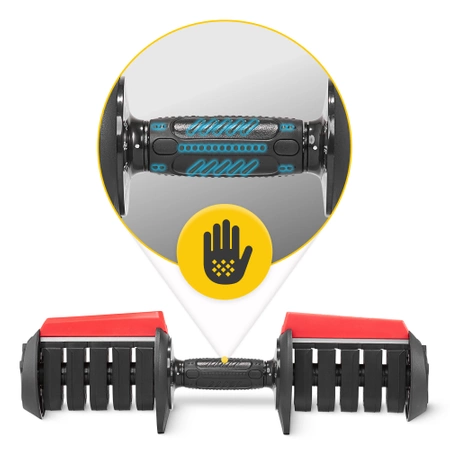 PREMIUM 2 az 1-ben állítható kézisúlyzó és súlyzórúd, 2,5-40 kg