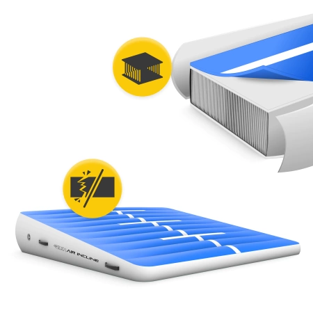 AIR INCLINE akrobatikai rámpa, 2 x 2 x 0,4 m + pumpa