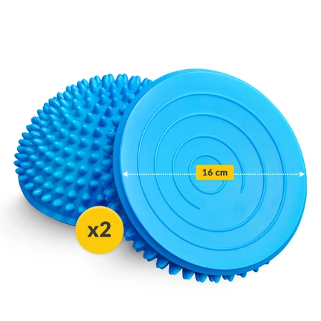 Egyensúlyozó félgömb, 2 db, kék