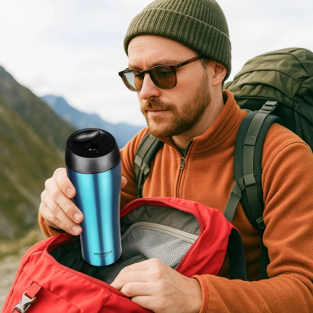 Mountain Goat TRAVEL 380 ml kék termoszcsésze