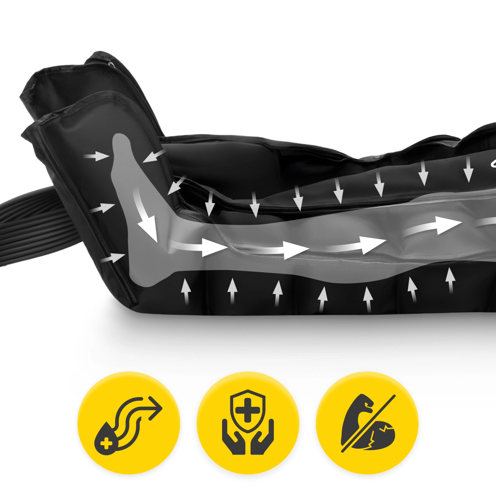 Spodnie do drenażu limfatycznego