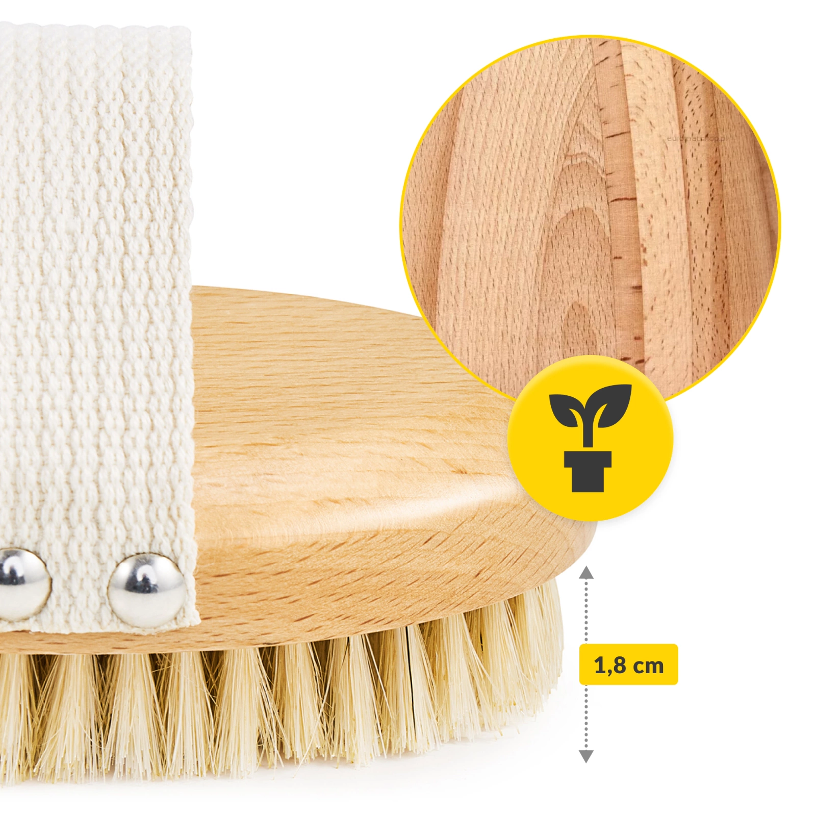 szczotka antycellulitowa do masażu calego ciała na sucho