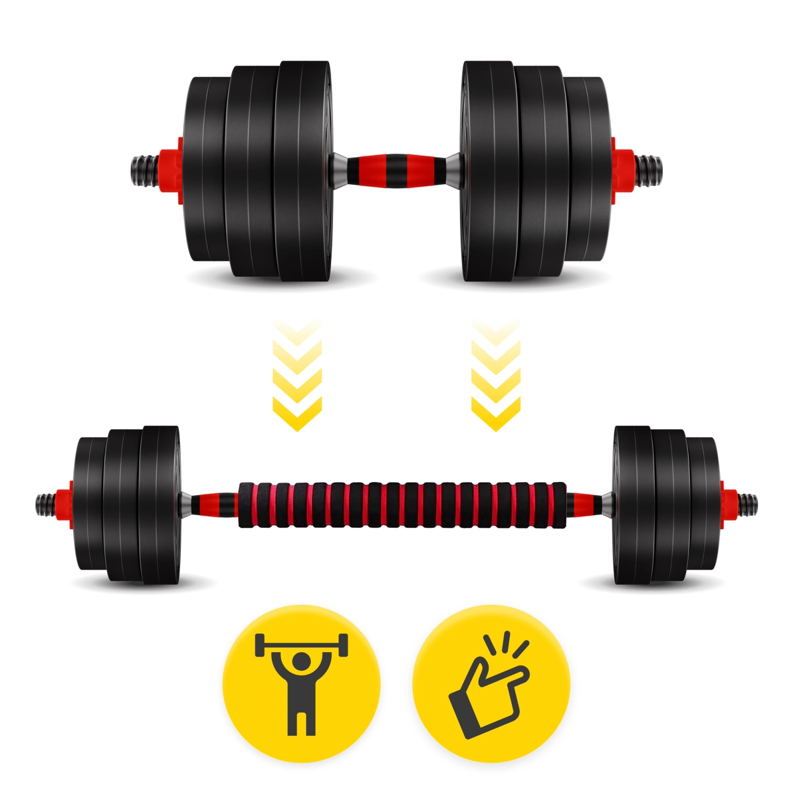 hantle sztanga zestaw