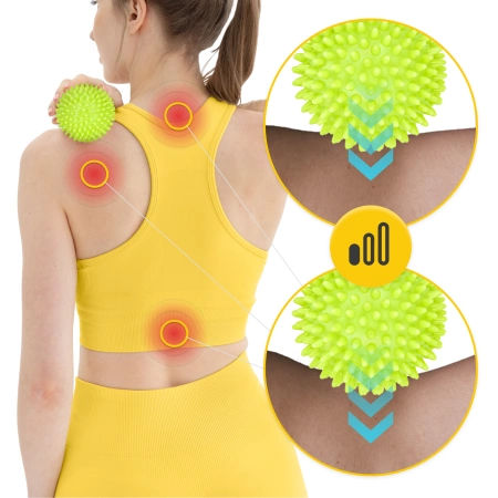 SPIKE+ tüskés masszázslabda, 9 cm