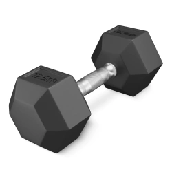 HEX acél kézi súlyzó, 1 x 12,5 kg