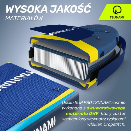 TSUNAMI PRO SUP deszka, 350 cm, T13