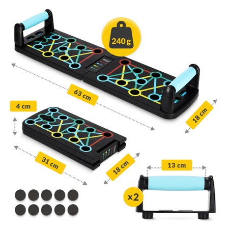 Összecsukható fekvőtámasz állvány