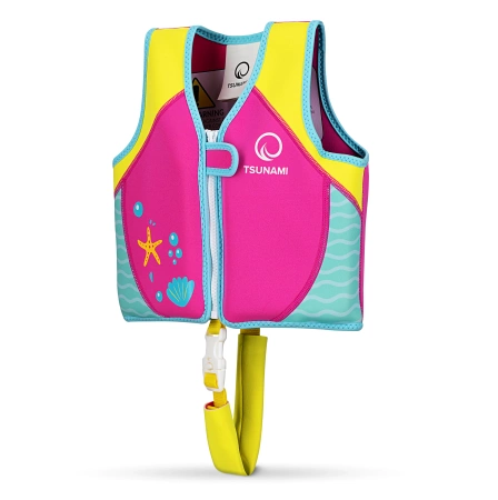 TSUNAMI úszómellény 2-3 éves gyerekeknek, rózsaszín