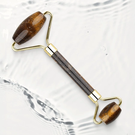 Természetes kvarc arcgörgő Tigris szeme