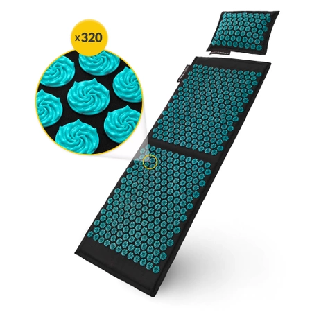 ECO akupresszúrás matrac párnával, XL, kék