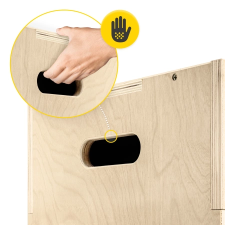 Pliometrikus jump box doboz, 50 x 75 x 60