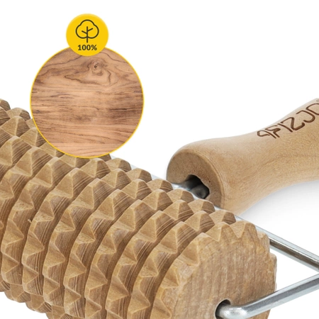 Nagy fa testmasszírozó roller
