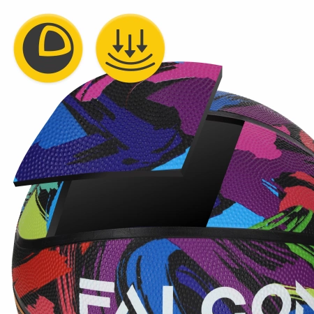 Falcon kosárlabda, 7-es méret, többszínű