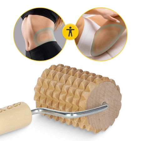 Fa testmasszírozó roller