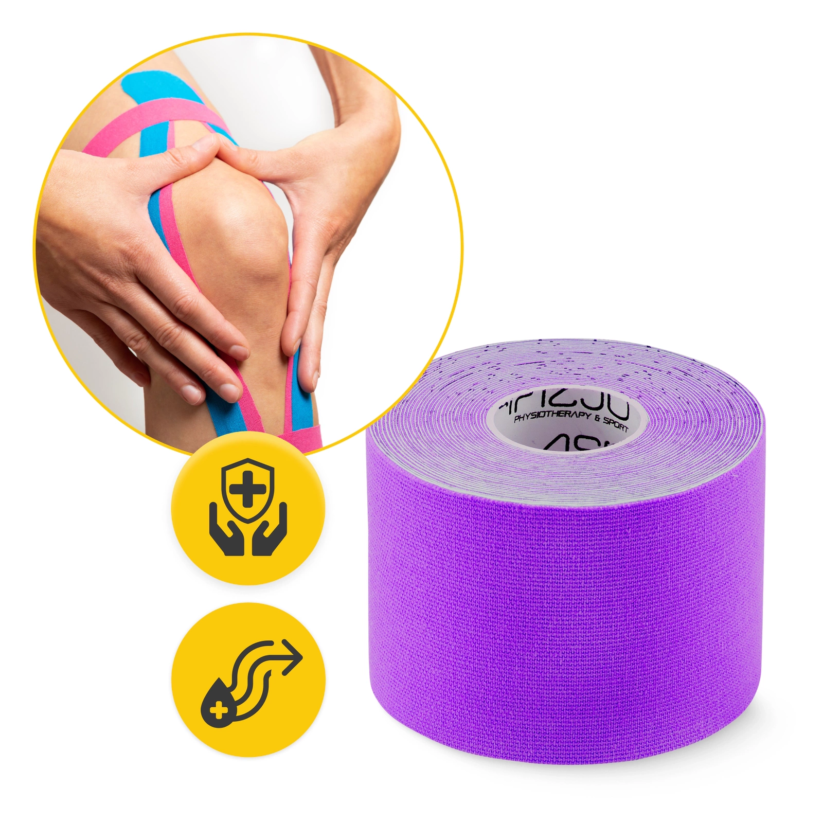 tasma kinezjologiczna do tapingu kinesiotaping 4fizjo