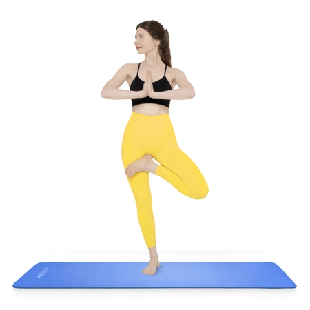 NBR torna- és jógaszőnyeg, 180 × 60 × 1,5 cm, sötétkék