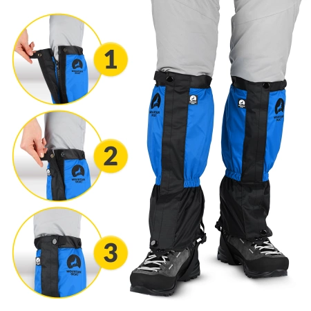 Vízálló lábszárvédő univerzális cipőkhöz, kék