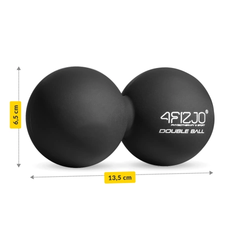 DOUBLE BALL dupla masszázslabda, fekete