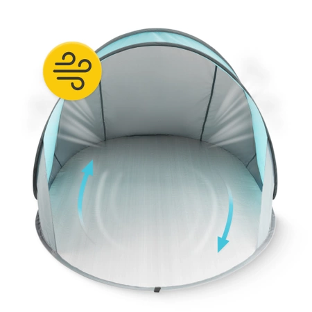 Önfelállító strandsátor, szürke