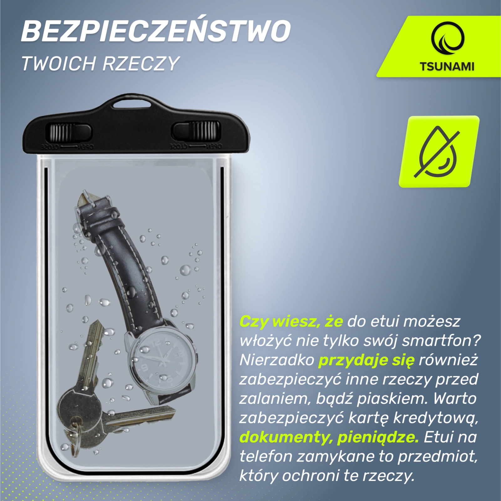 wodoszczelne etui na telefon chroniace wodoodporne