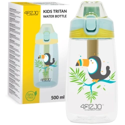 Gyermek kulacs, tukános minta, 550 ml