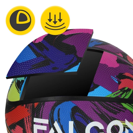 Falcon kosárlabda, 7-es méret, többszínű