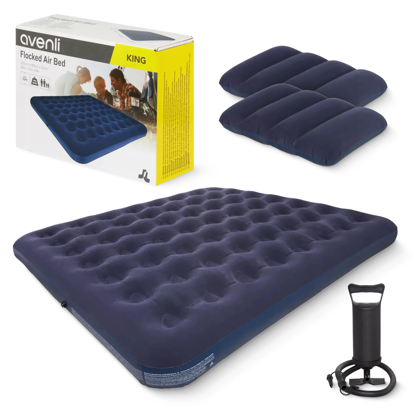 materac pudelko pompka poduszki