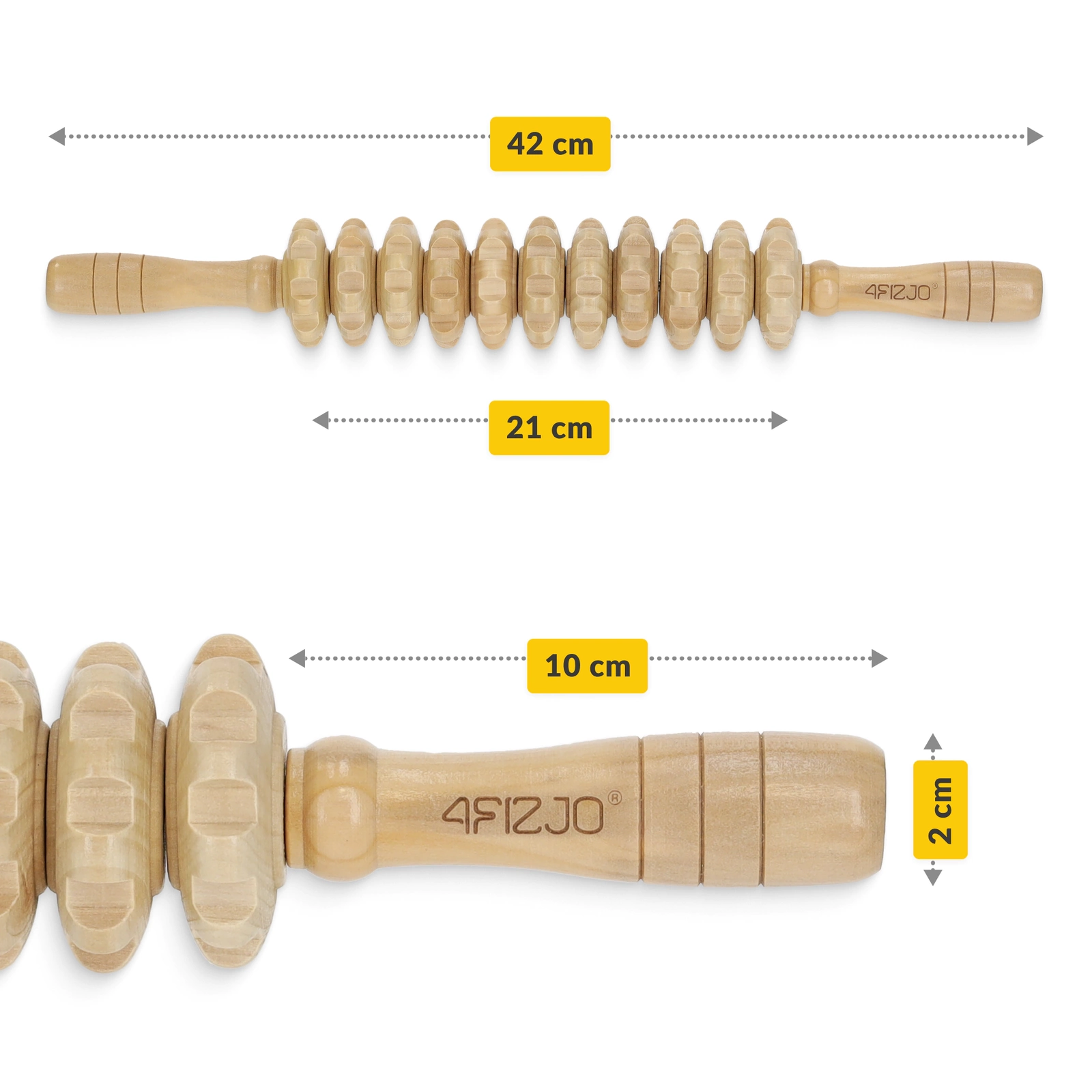 drewniany wałek antyceluitowy elastyczny