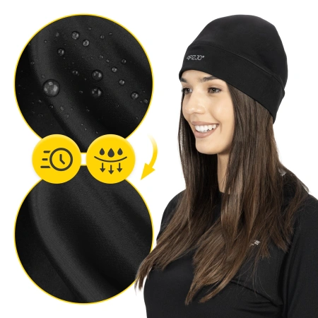 Unisex termikus sapka – rugalmas, fekete