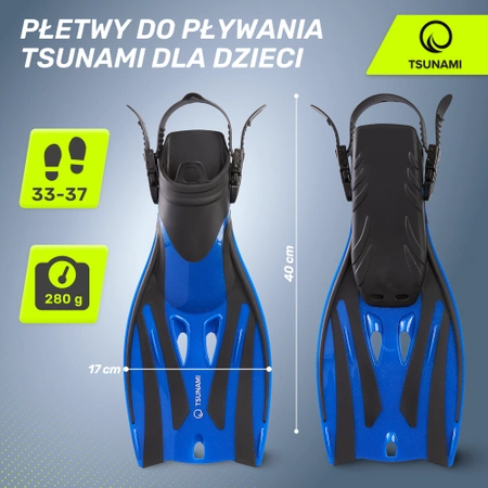 TSUNAMI gyermek búváruszony, 33-37-es méret