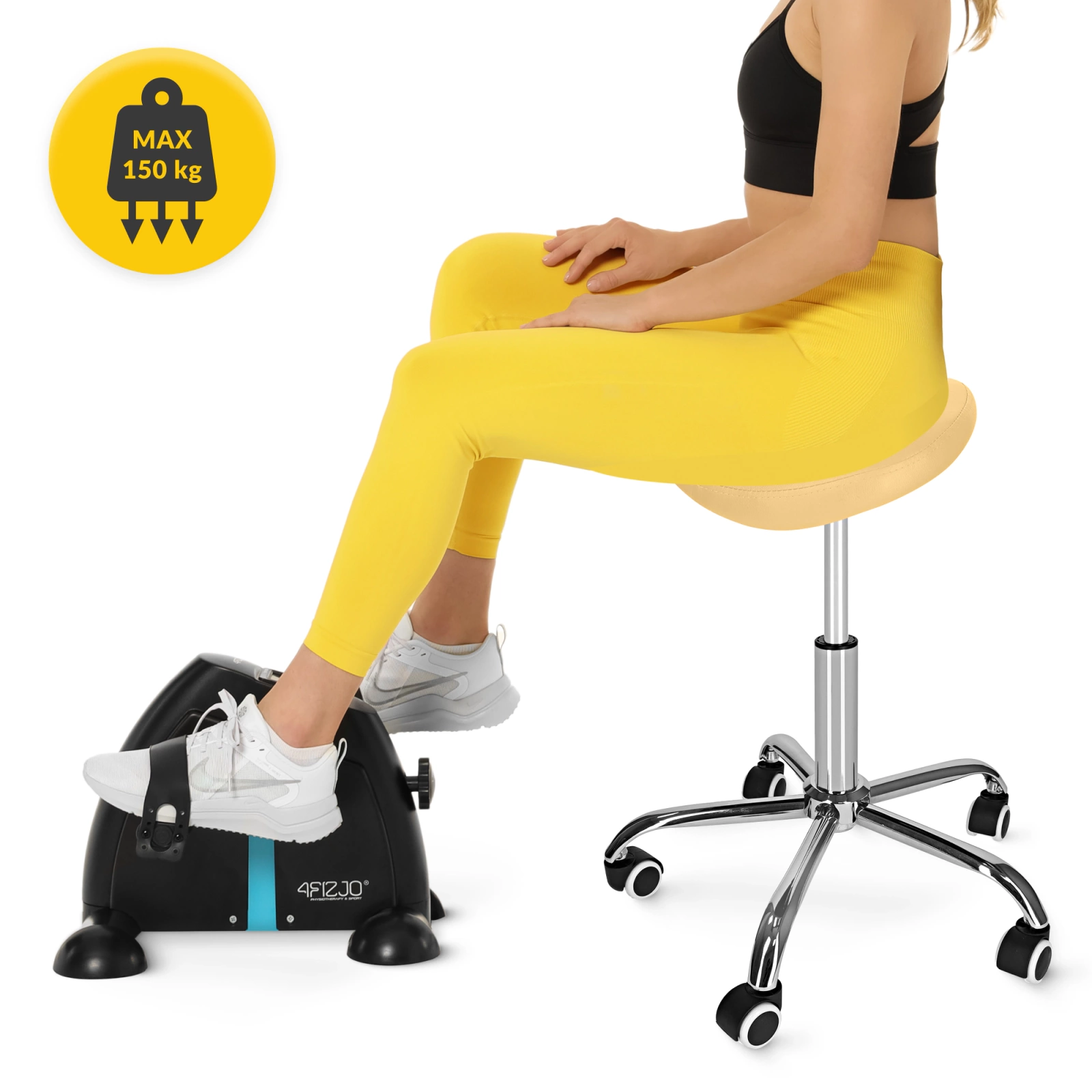 taboret stolek do masazu obrotowy wygodny lekarski kosmetyczny do gabinetu ergo 4fizjo