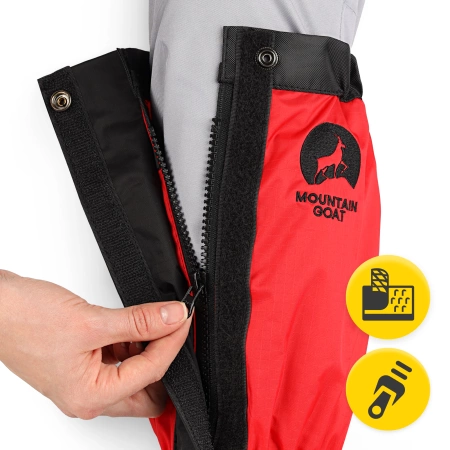 Vízálló túra csizma szár