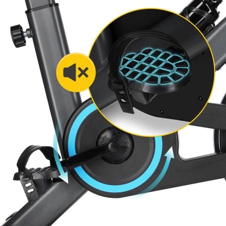 ULTRA spinning kerékpár, szürke