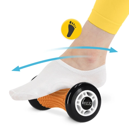 SPIKE ROLLER bordázott masszázshenger, narancssárga