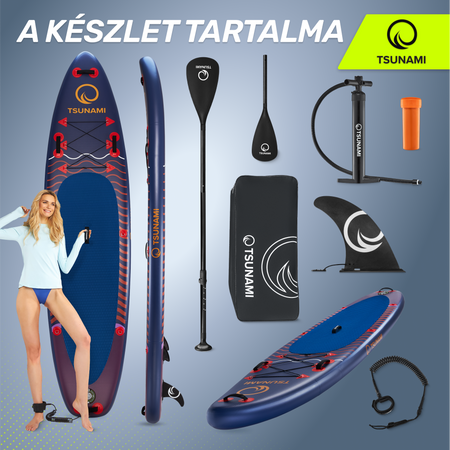 TSUNAMI SUP deszka, 350 cm, T05