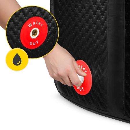 Felfújható jégfürdő téli úszáshoz, cseppvarrott, kerek