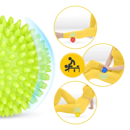 Szenzoros akupresszúrás masszázslabda, 4 db