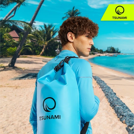 TSUNAMI vízálló zsák, 5 l, kék