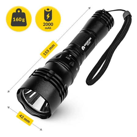 Mountain Goat újratölthető LED-es zseblámpa