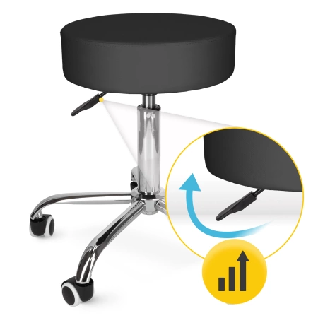 PURE forgószék, fekete