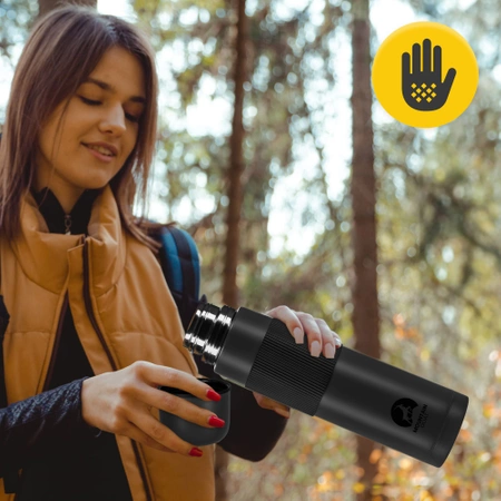 Termosz kávé- és teafőzéshez, 1 l, fekete