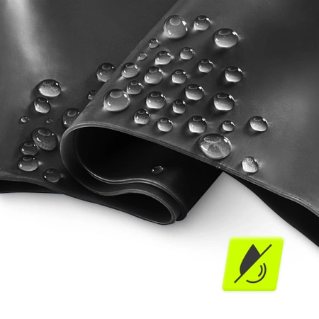 TSUNAMI PRO unisex úszósapka, fekete