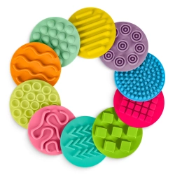 Érzékszervi korongok gyerekeknek, 10 cm, 10 darabos készlet